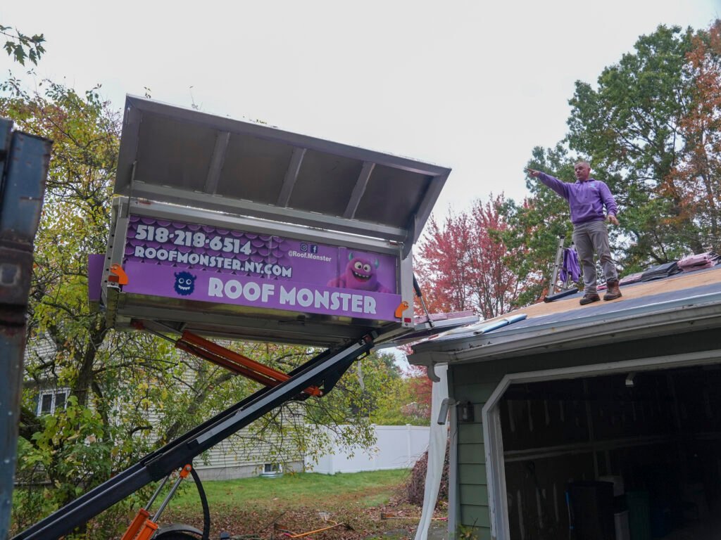Completed roof installation at Clifton Park residence by Roof Monster