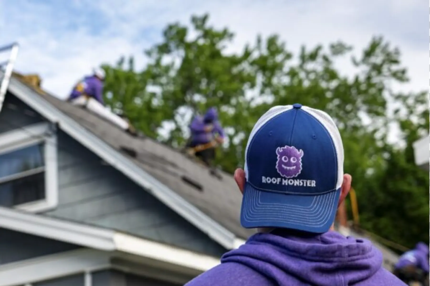 Roof Monster roofing job at house in Scotia, NY